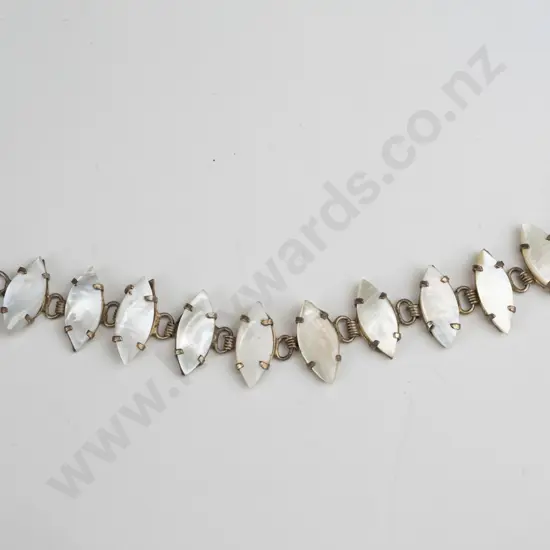 mother of pearl bracelet stamped 925