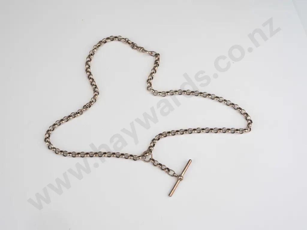 silver fob chain stamped sterling Image 1++