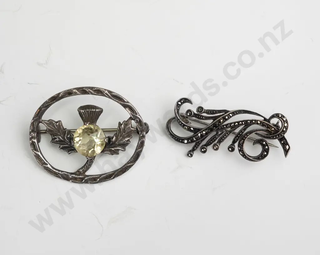 2 costume brooches Image 1++