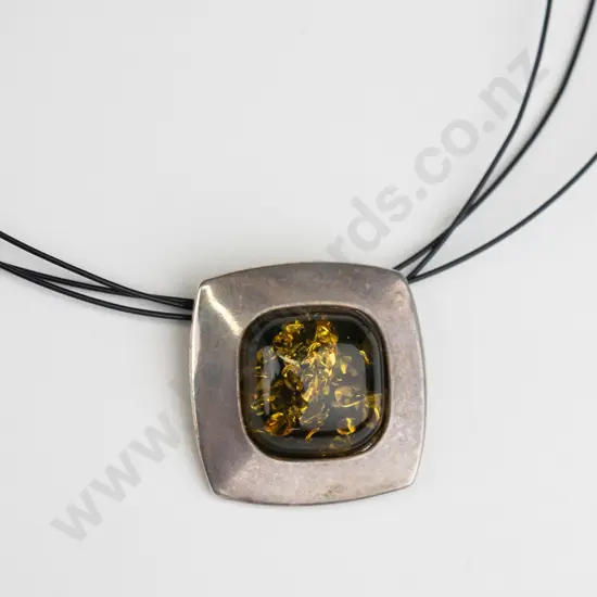 silver necklace stamped 925
