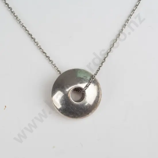 silver necklace stamped 925