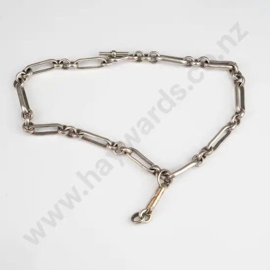 silver link chain stamped stg - 6.2gms