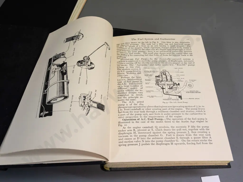 5 hard cover volumes: The Modern Motor Engineer - vol 5 is data sheets and wiring diagrams, plus additional loose sheets Image 1++