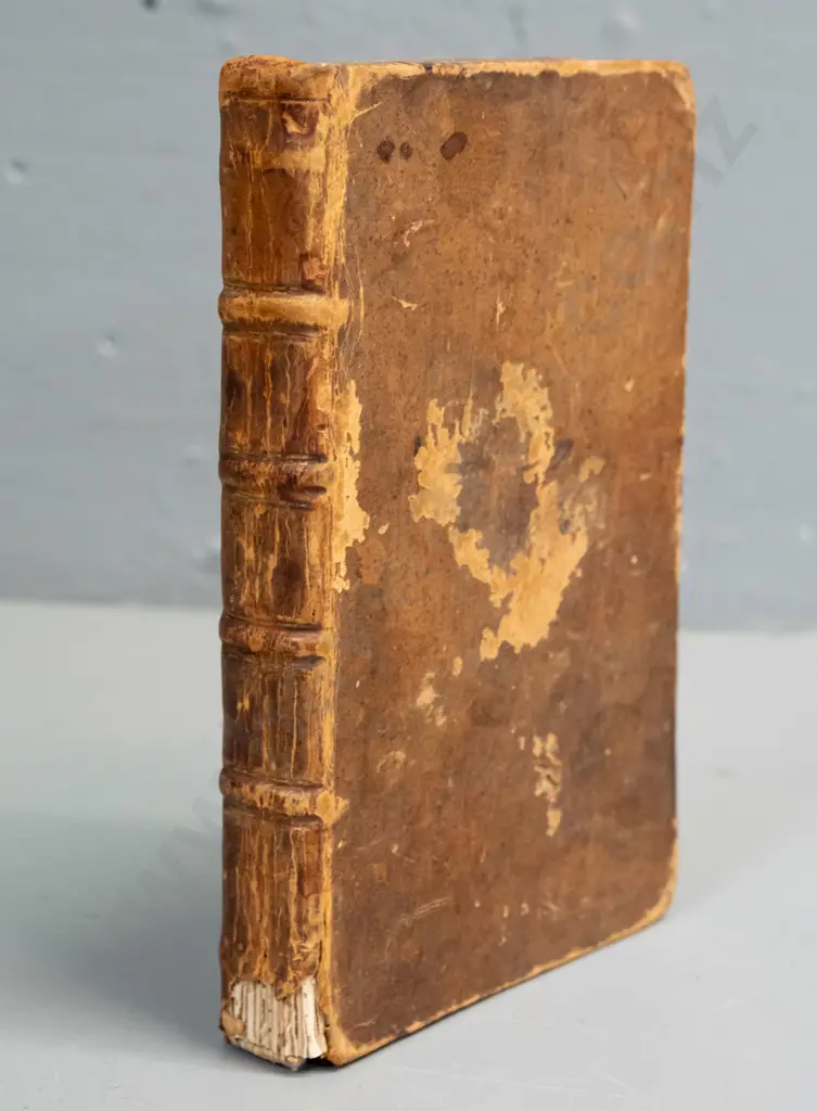 antique small leather bound book with 1775 inscription - 4th ed, volume 1 of 2 "Letters on the Improvement of the Image 1++