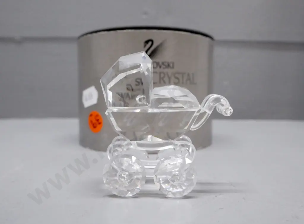 Swarovski miniature pram w/ original packaging, H-50 Image 1++
