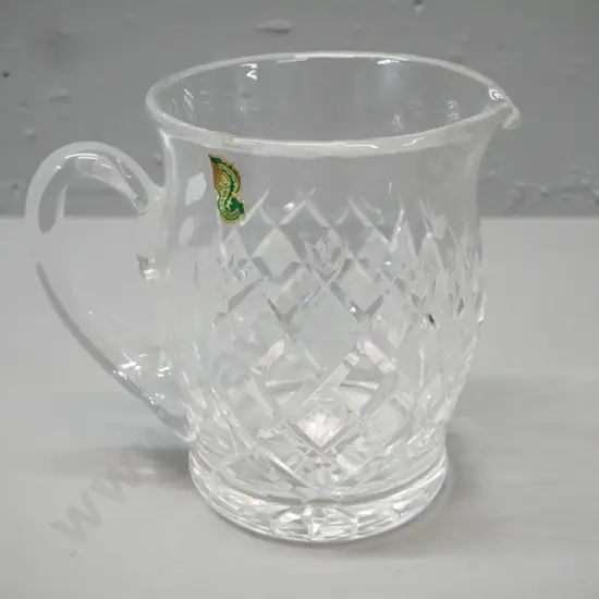 Waterford cut crystal jug, remnants of original label H-155 W-170
