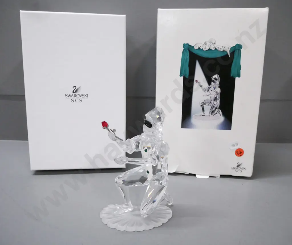 Swarovski "Masquerade" "Harlequin" 2001; w/ original packaging. H-135 Image 1++