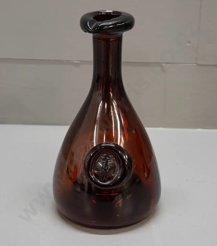 retro (Holmegaard?) glass viking head carafe H-220 D-120 Image 1++