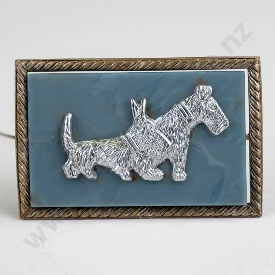 large 2 sided brooch