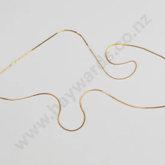 9ct gold chain (stamped 375) 0.9gms