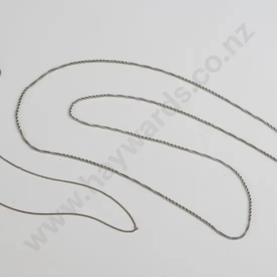 silver chain stamped 925 & long silver 'Orton' chain