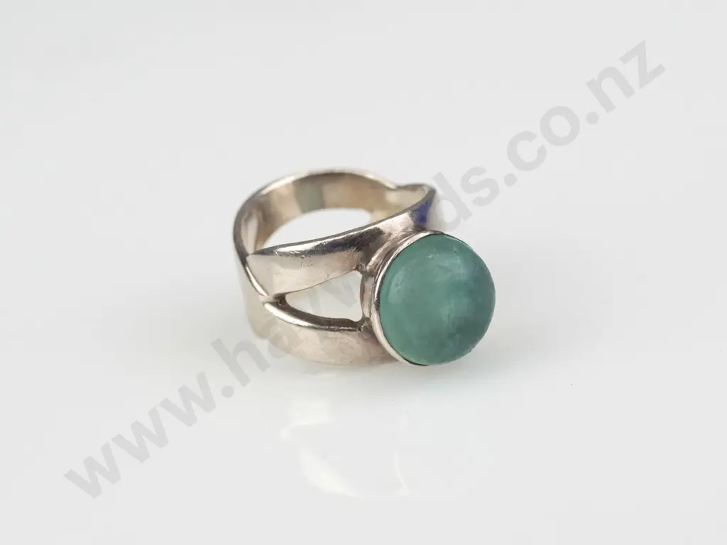 silver ring stamped 925 size O Image 1++