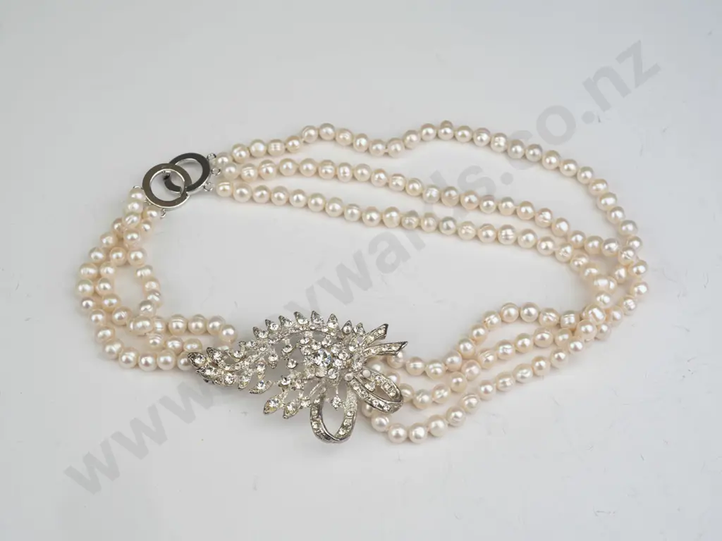 real pearl necklace 97gms Image 1++