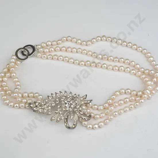 real pearl necklace 97gms