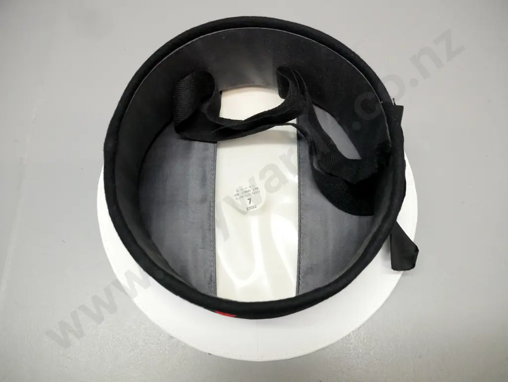 Vintage sailor's dress cap with "HMS President" band, size 7, size label has date '1968' Image 1++