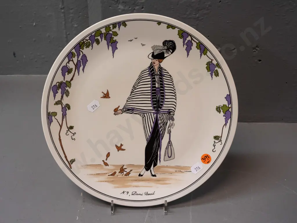 Villeroy & Boch Design 1900 series plate - "N. 4 - Demi-Devil" - diameter 260 Image 1++