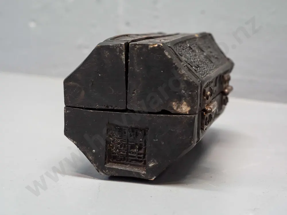 small composite hinged fold-out 3-section Buddhist shrine H-170 Image 1++