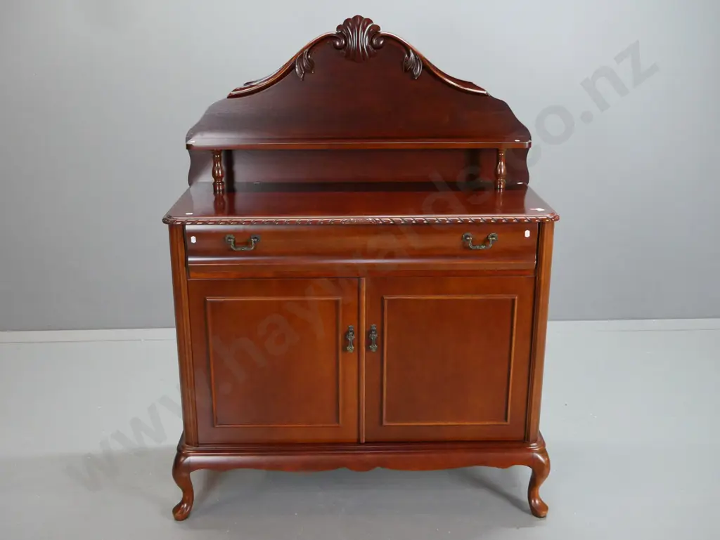 reproduction mahogany buffet sideboard with 2 doors cab leg H-1350 W-1000 D-440 Image 1++