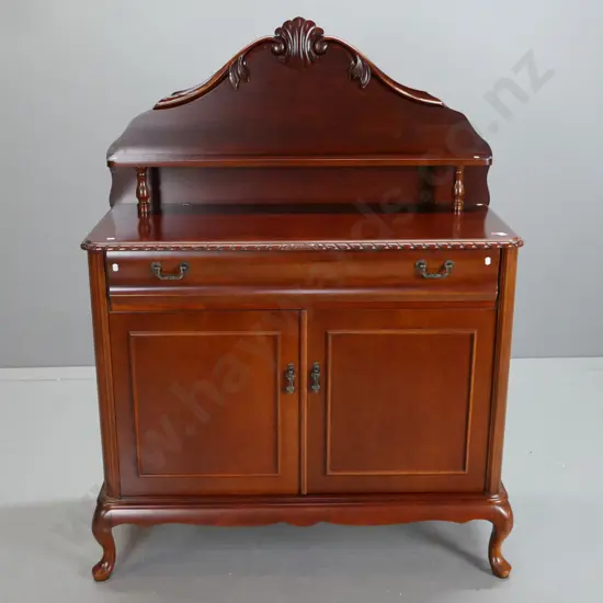 reproduction mahogany buffet sideboard with 2 doors cab leg H-1350 W-1000 D-440