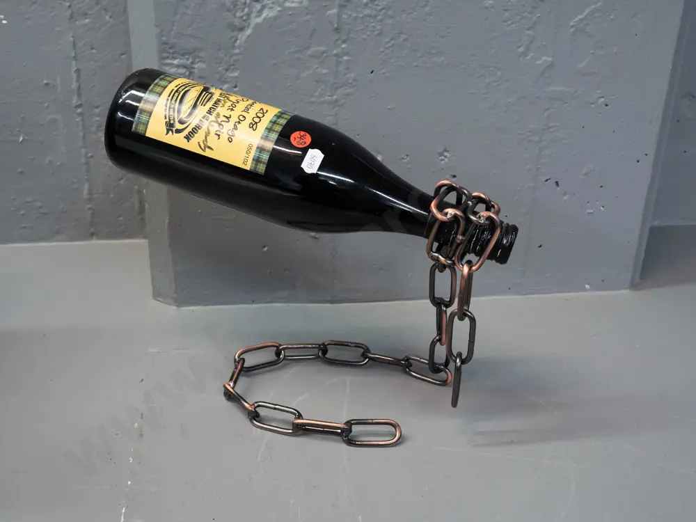bottle of 2008 Central Otago pinot noir - signed by Colin Meads, custom commemorating last test match at The 'Brook Image 1++