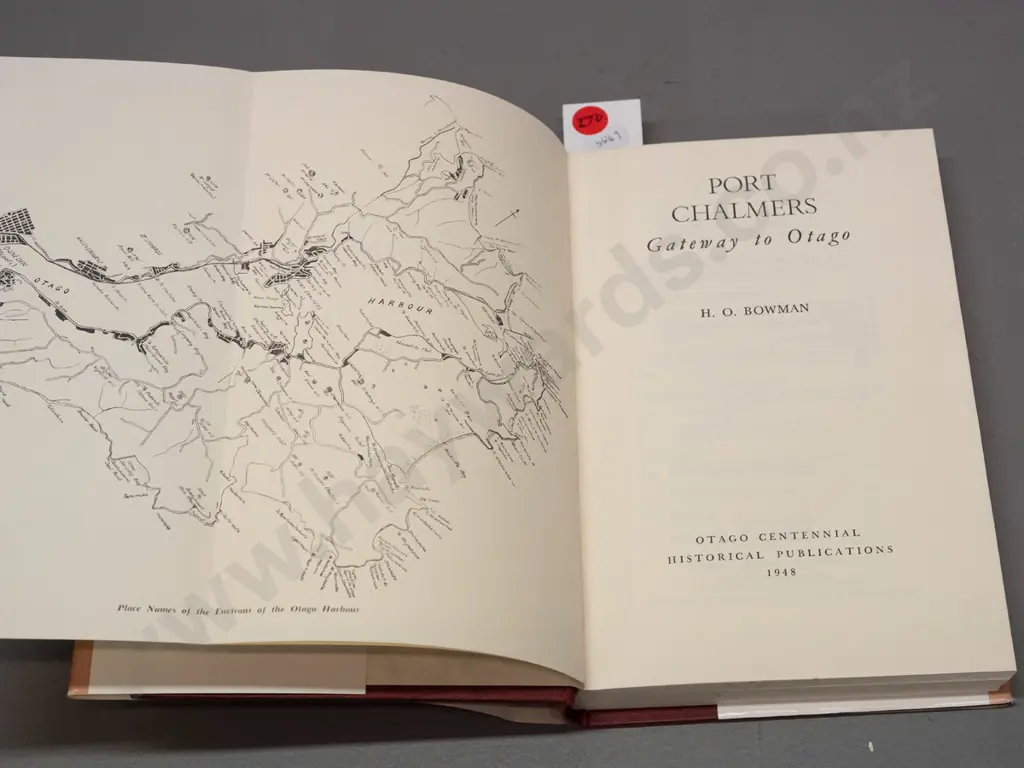 Port Chalmers - Gateway to Otago - H. Bowman 1948 (1978 Capper Press reprint) Fading to spine Image 1++