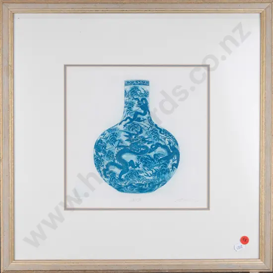 Moria - framed lithograph - Vase II - limited edition of 300 H-225 W-225