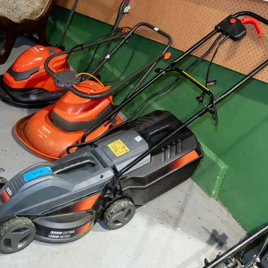 Ozito corded electric lawn mower