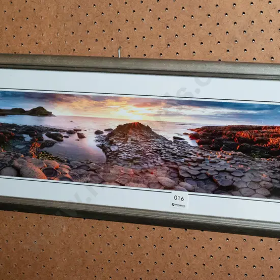 framed photo print - rock pools