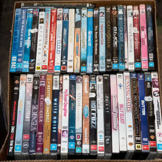 box; DVDs