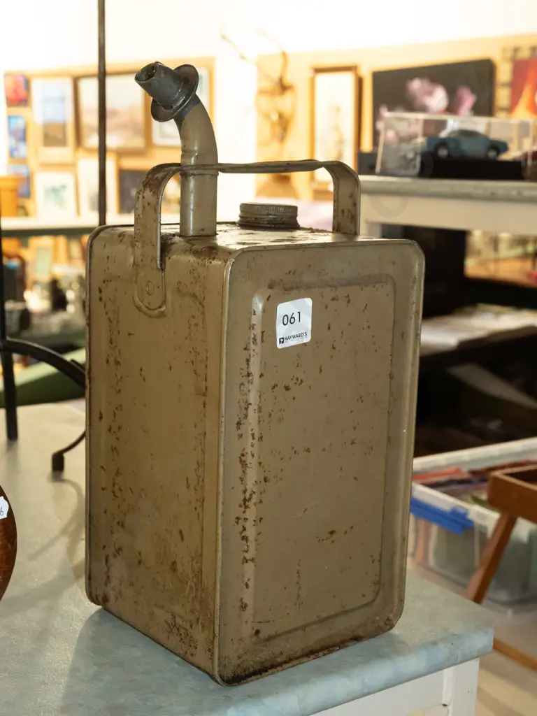 vintage petrol tin Image 1++
