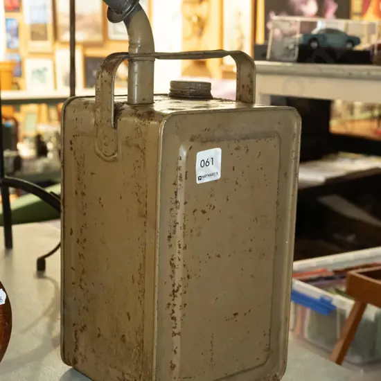 vintage petrol tin