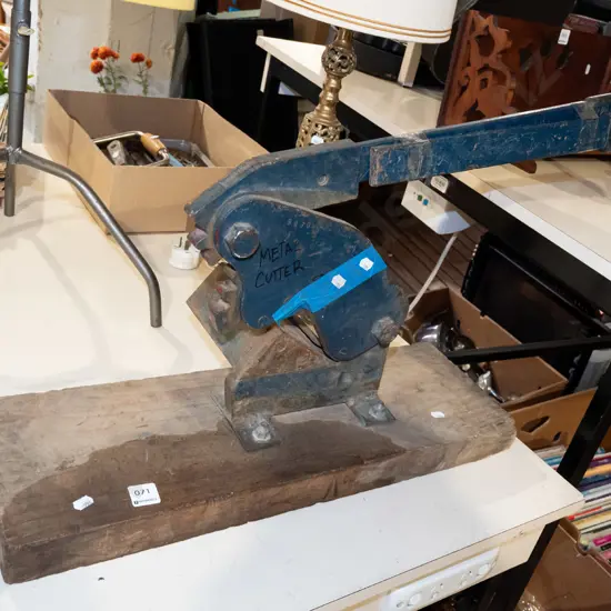 metal guillotine/cutter