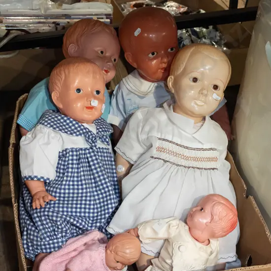 box of dolls