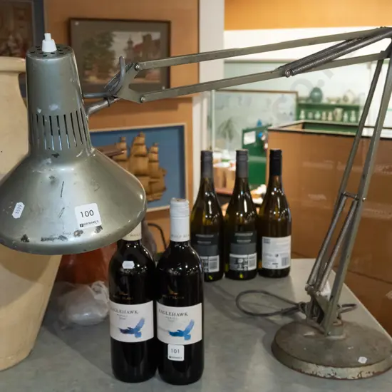 vintage anglepoise lamp - tarnishing
