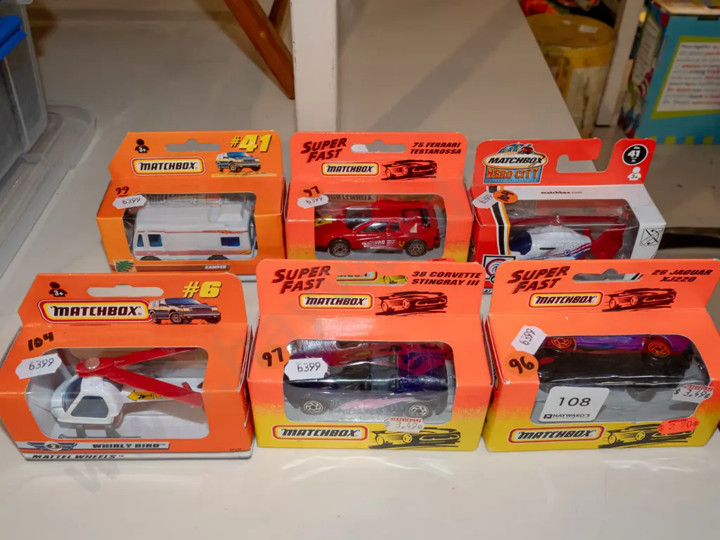 6x as new carded  Matchbox toy vehicles Image 1++