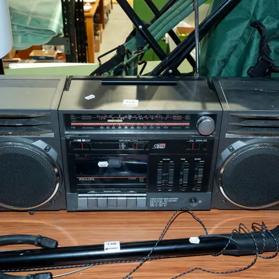Phillips radio cassette player