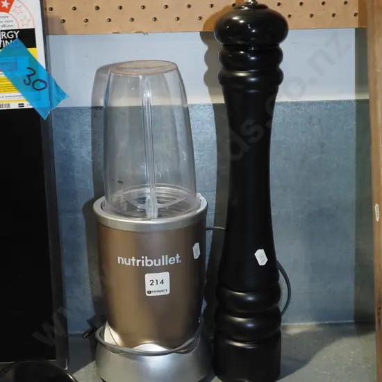 Nutri Bullet, tall pepper grinder H350