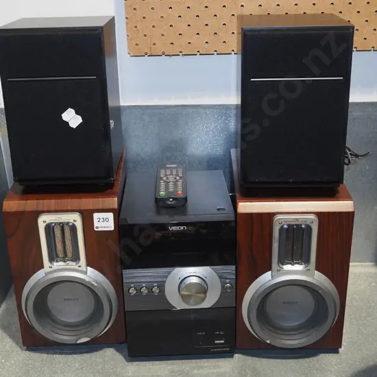 Veon midi system with additional speakers