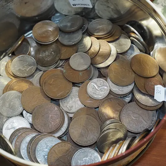 tin of coins 