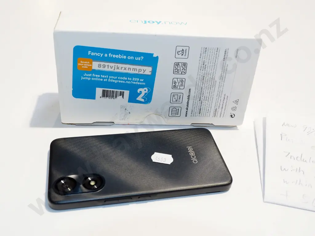 Alcatal A11 mobile phone with sim card Image 1++