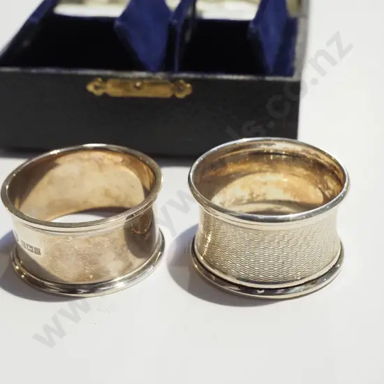 sterling silver napkin rings