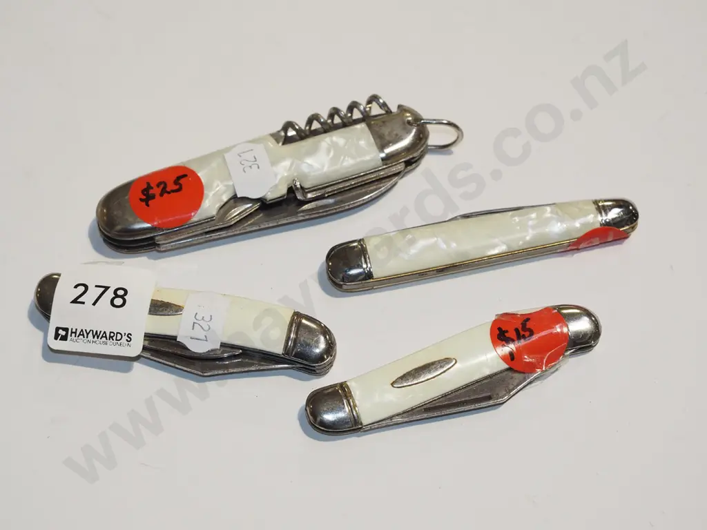 4x pocket knives Image 1++