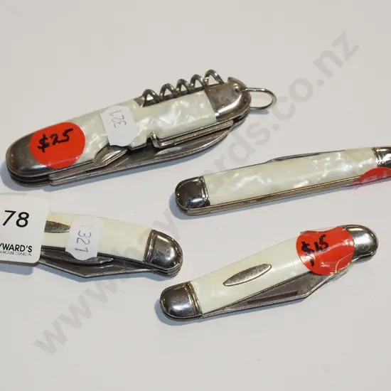 4x pocket knives