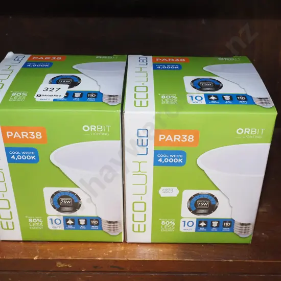 2x Ecolux light bulbs