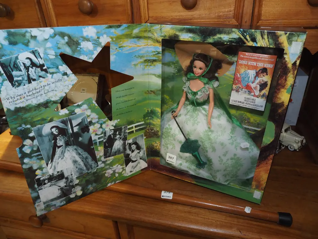 boxed as new Gone With The Wind Barbie Image 1++