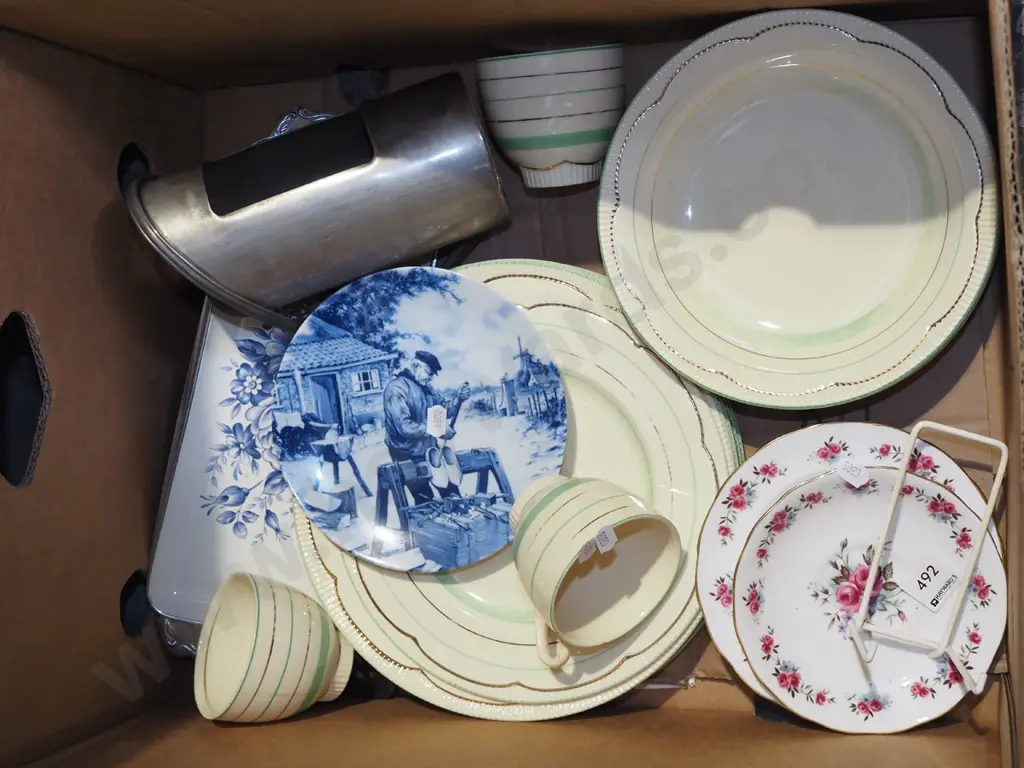 Clarice Cliff plates, bowls, cups etc Image 1++