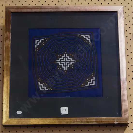 framed needlework 