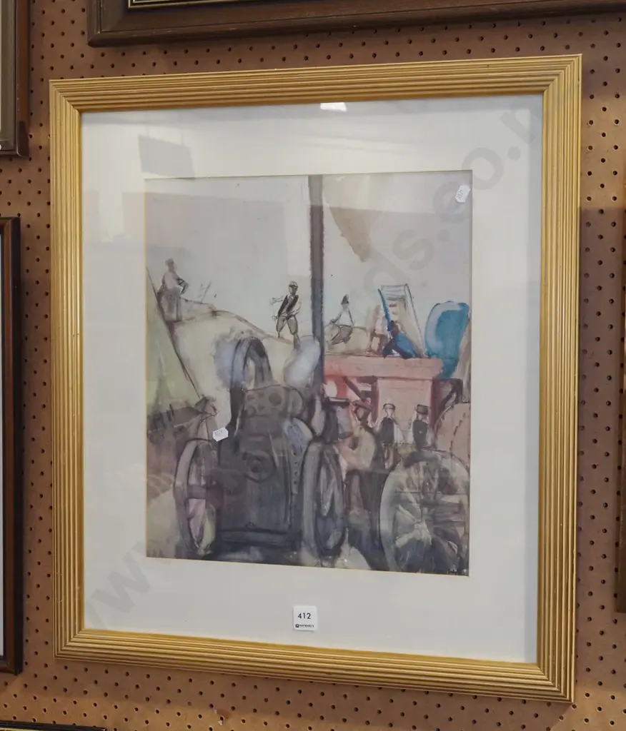 framed Fraces Hodgkins print Image 1++