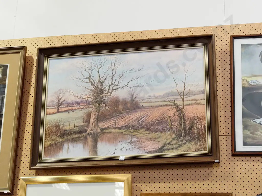 framed print - pastoral scene Image 1++
