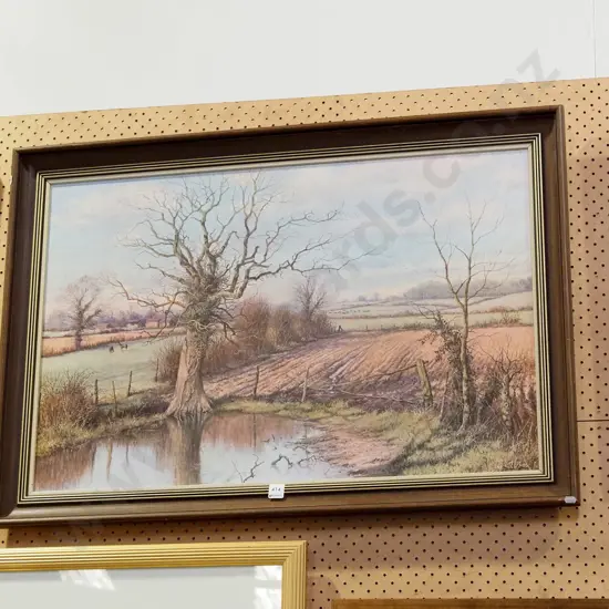 framed print - pastoral scene
